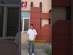 Installation facile et système de support de façade tout en aluminium réglable