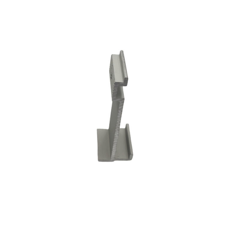 Système de support de revêtement de clips d'extrusion en aluminium Couleur naturelle personnalisée