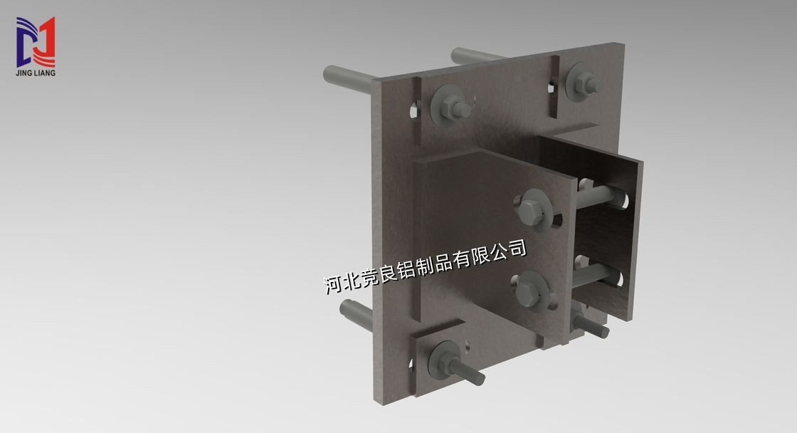 Système de support de façade ventilée modulaire unifiée pour mur de brique Système de support de mur de brique Besoins diversifiés du projet