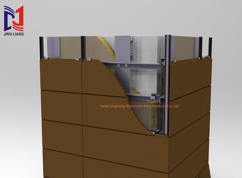 Installation facile et système de fixation par circlips personnalisé pour les panneaux en terre cuite de 20 mm et de 30 mm