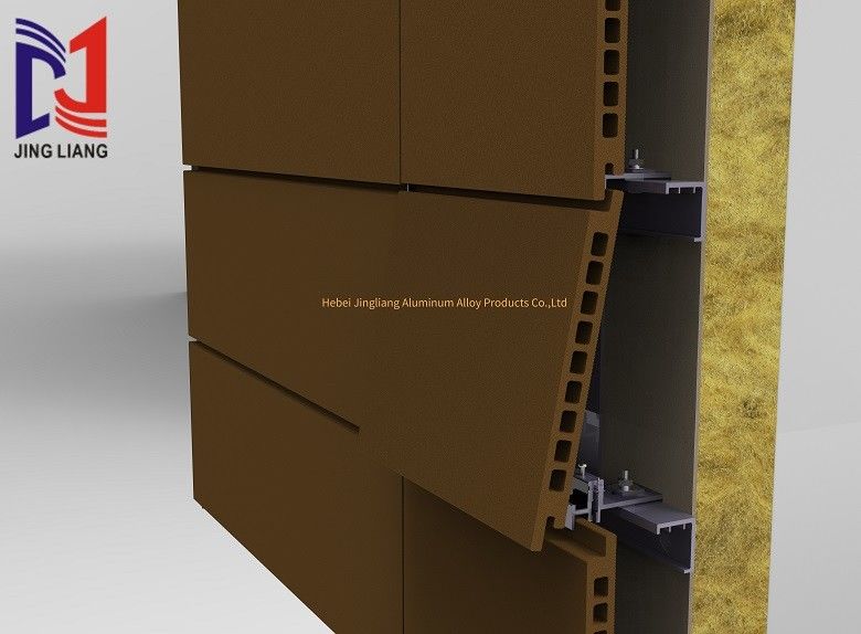 Système de support de façade ventilé pour les panneaux de terre cuite de 20 mm et de 30 mm