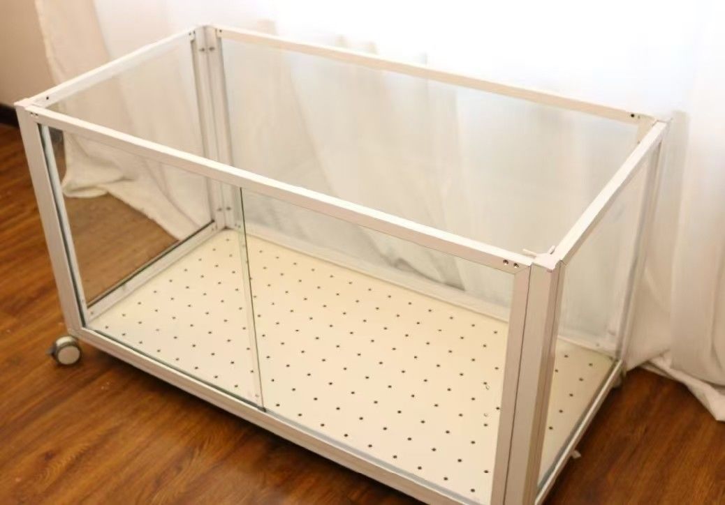 Cage pour animaux de compagnie légère et facile à déplacer pour petits et moyens animaux