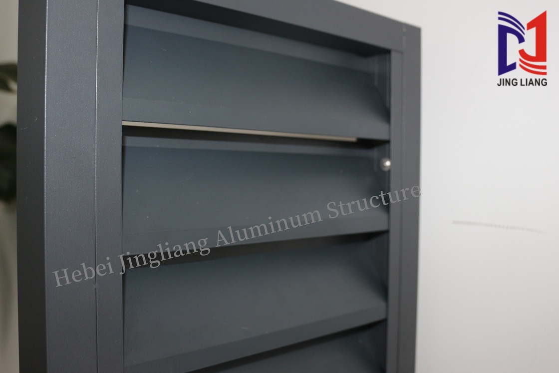 Persienne en aluminium personnalisée avec revêtement en poudre, PVDF ou oxydation anodique pour la décoration