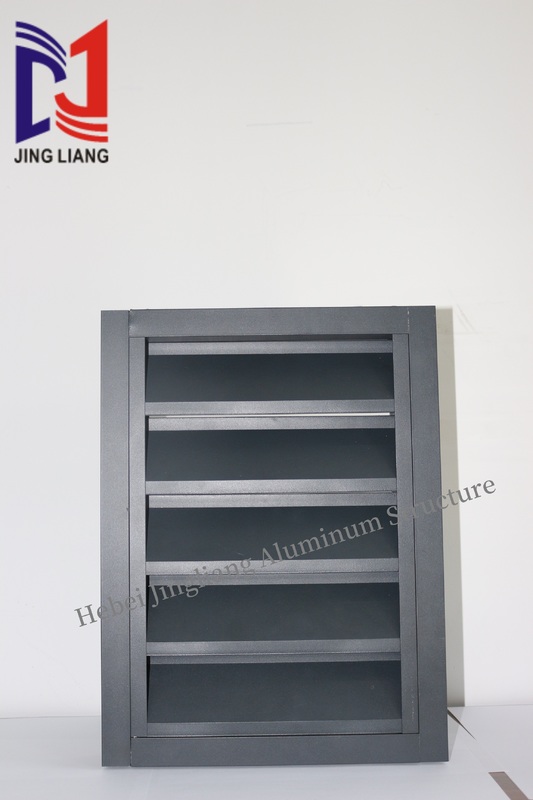 Persienne en aluminium personnalisée avec revêtement en poudre, PVDF ou oxydation anodique pour la décoration