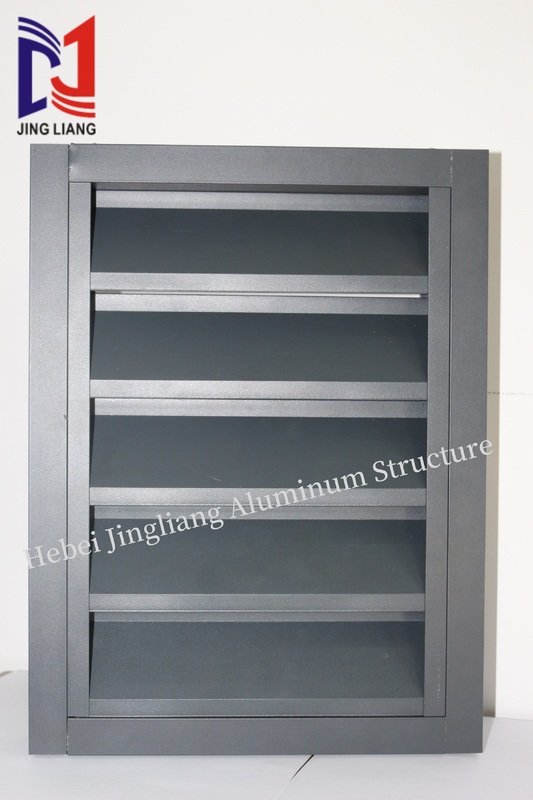 Persienne en aluminium personnalisée avec revêtement en poudre, PVDF ou oxydation anodique pour la décoration