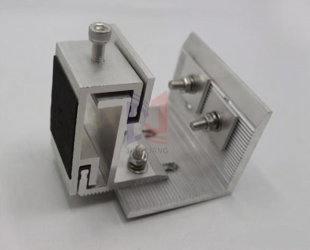 Composants de fixation en aluminium durables et anticorrosion, faciles à installer, pour système de support de façade