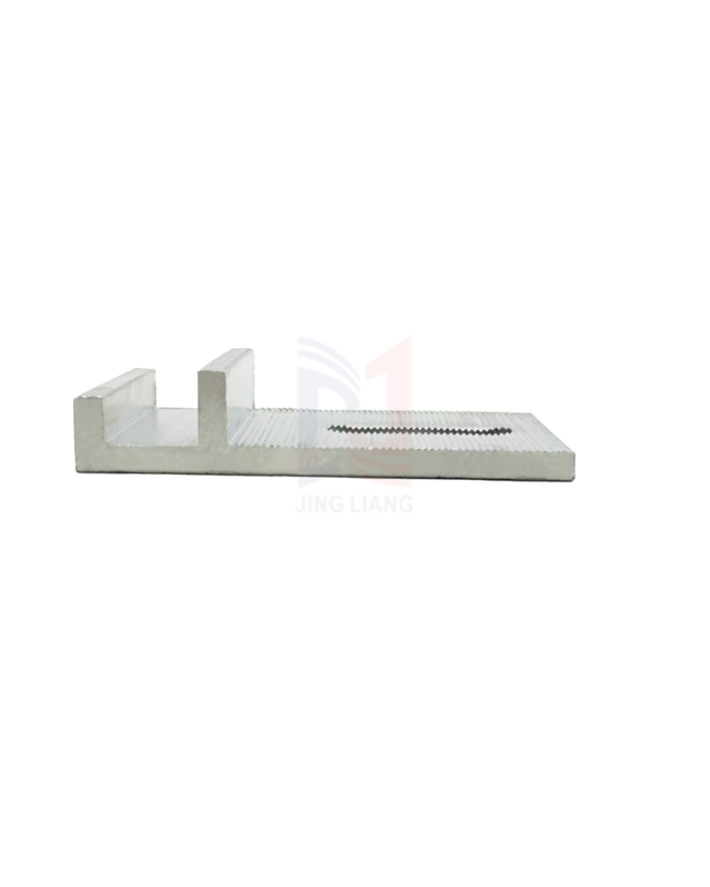 Agrafes en forme de F en aluminium anticorrosion pour système de support de façade en terre cuite de 30 mm