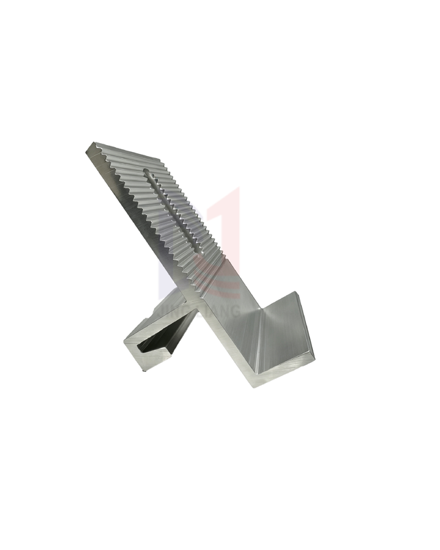 Clip en aluminium pour système de support de façade, écoénergétique et anticorrosion