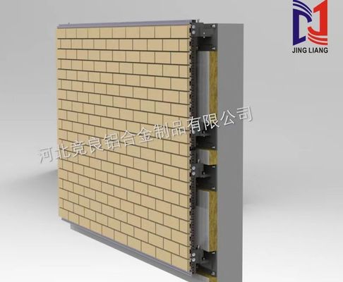 Système de support de façade ventilée modulaire unifiée pour mur de brique Système de support de mur de brique Besoins diversifiés du projet